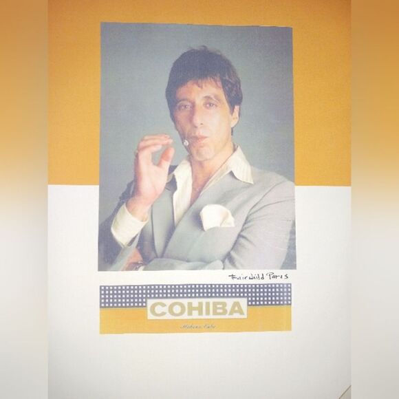 Tony Montana Scarface Canvas Frame - Picture 2 of 3